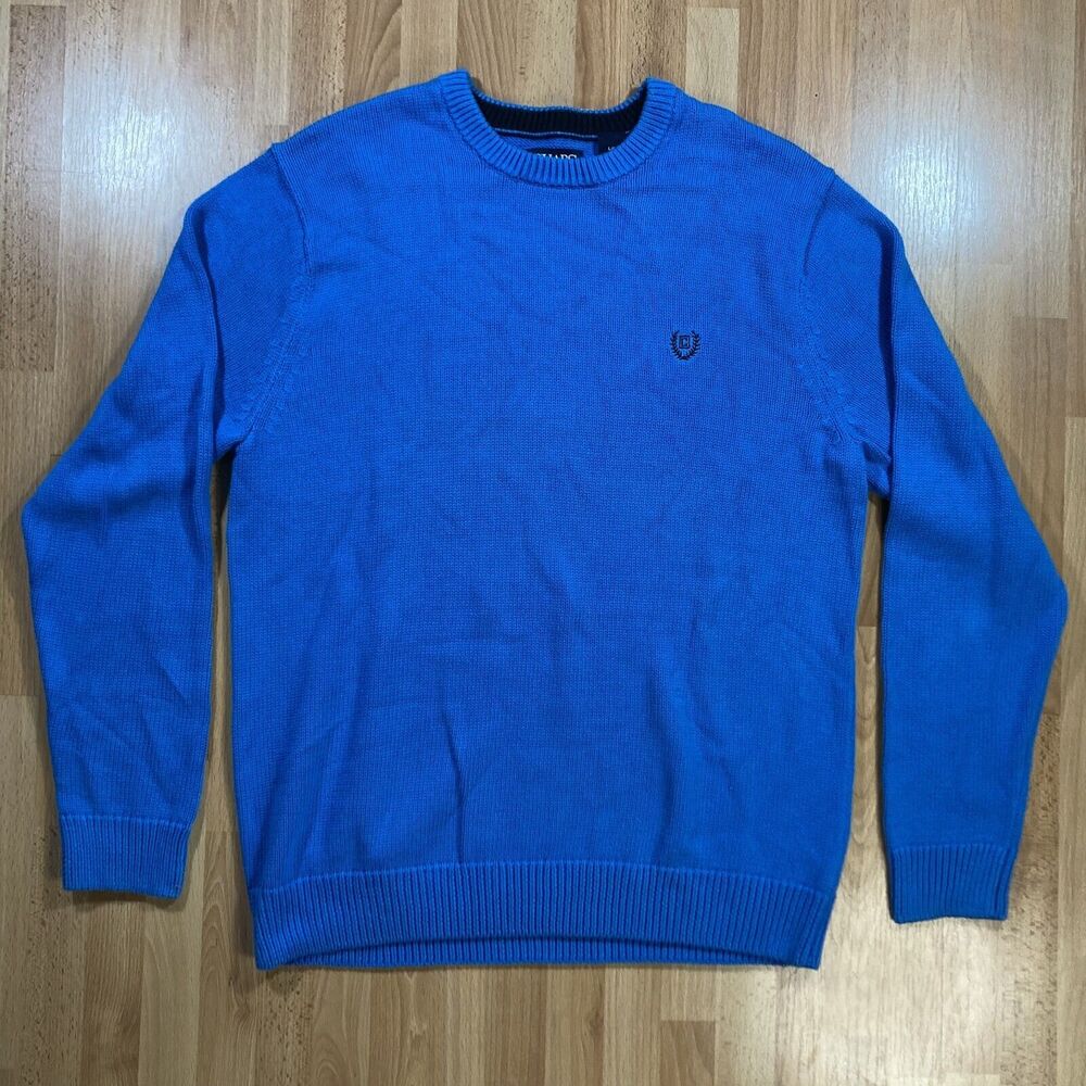 Chaps Ralph Lauren Sweater (Men’s Size L) • Royal Blue • Crew Neck • euc